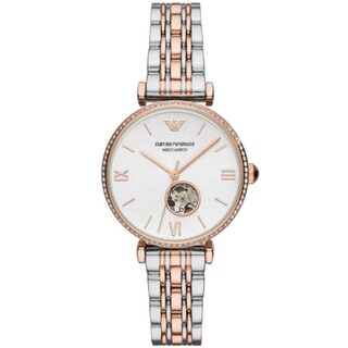 Foto 2 | Foto 2 | Reloj Emporio Armani Mujer Gianni T-bar Ar60019 Caja Redonda 34mm Diámetro Acero Inoxidable Cierre Desplegable