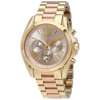 Foto 1 | Foto 1 | Reloj Michael Kors Mujer Bradshaw Mk6359 Caja Redonda 43mm Diámetro Acero Inoxidable Cierre Desplegable Movimiento Cuarzo