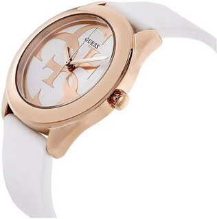 Foto 7 | Foto 7 | Reloj Guess Mujer Pulso W0911l5 Caja Redonda 40mm Diámetro Acero Inoxidable Cierre Hebilla Movimiento Cuarzo Dial Blanco Cristal