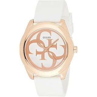 Foto 8 | Foto 8 | Reloj Guess Mujer Pulso W0911l5 Caja Redonda 40mm Diámetro Acero Inoxidable Cierre Hebilla Movimiento Cuarzo Dial Blanco Cristal