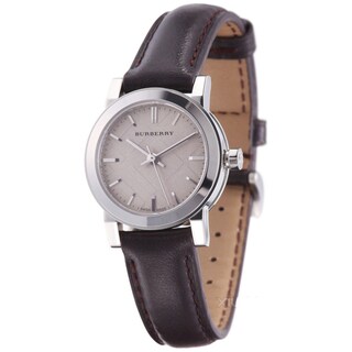 Foto 1 | Foto 1 | Reloj Burberry Mujer The City Bu9208 Caja Redonda 26mm Diámetro Acero Inoxidable Cierre Hebilla Movimiento Cuarzo Dial Marrón