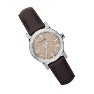 Foto 5 | Foto 5 | Reloj Burberry Mujer The City Bu9208 Caja Redonda 26mm Diámetro Acero Inoxidable Cierre Hebilla Movimiento Cuarzo Dial Marrón