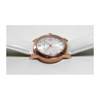 Foto 5 | Foto 5 | Reloj Burberry Mujer Classic Bu9130 Caja Redonda 34mm Diámetro Acero Inoxidable Cierre Hebilla Movimiento Cuarzo Dial Blanco