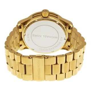 Foto 3 | Foto 3 | Reloj Michael Kors Mujer Runway Mk5706 Caja Redonda 45mm Diámetro Acero Inoxidable Cierre Desplegable Movimiento Cuarzo