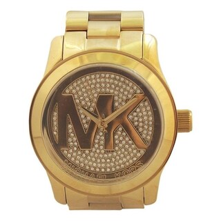 Foto 6 | Foto 6 | Reloj Michael Kors Mujer Runway Mk5706 Caja Redonda 45mm Diámetro Acero Inoxidable Cierre Desplegable Movimiento Cuarzo