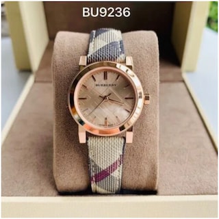 Foto 5 | Foto 5 | Reloj Burberry Mujer The City Bu9236 Caja Redonda 26mm Diámetro Acero Inoxidable Cierre Hebilla Movimiento Cuarzo Dial Oro