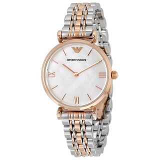 Foto 1 | Foto 1 | Reloj Emporio Armani Mujer Classic Ar1683 Caja Redonda 32mm Diámetro Acero Inoxidable Cierre Desplegable Movimiento Cuarzo
