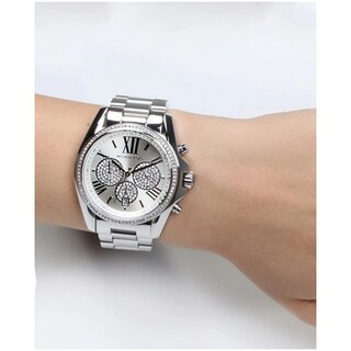 Foto 8 | Foto 8 | Reloj Michael Kors Mujer Parker Mk6262 Caja Redonda 39mm Diámetro Acero Inoxidable Cierre Desplegable Movimiento Cuarzo