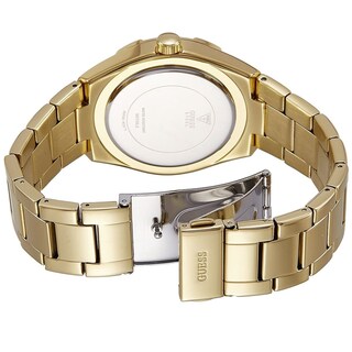 Foto 5 | Foto 5 | Reloj Guess Mujer Luna W0729l2 Caja Redonda 39mm Diámetro Acero Inoxidable Cierre Desplegable Movimiento Cuarzo Dial Blanco