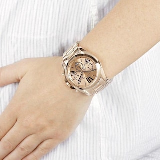 Foto 8 | Foto 8 | Reloj Michael Kors Mujer Oversized Bradshaw Mk5503 Caja Redonda 43mm Diámetro Acero Inoxidable Cierre Desplegable