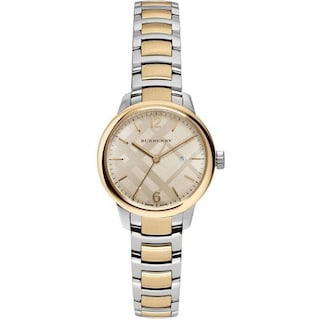 Foto 2 | Foto 2 | Reloj Burberry Mujer Classic Bu10118 Caja Redonda 32mm Diámetro Acero Inoxidable Cierre Desplegable Movimiento Cuarzo