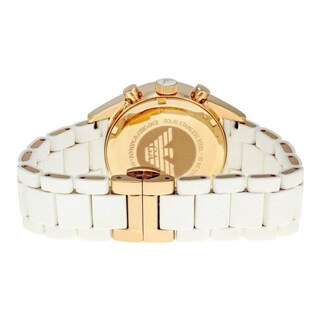 Foto 3 | Foto 3 | Reloj Emporio Armani Mujer Sportivo Ar5920 Caja Redonda 43mm Diámetro Acero Inoxidable Cierre Desplegable Movimiento Cuarzo