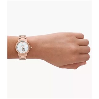 Foto 6 | Foto 6 | Reloj Emporio Armani Mujer Gianni T-bar Ar60072 Caja Redonda 34mm Diámetro Acero Inoxidable Cierre Desplegable