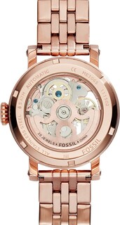 Foto 2 | Foto 2 | Reloj Fossil Mujer Boyfriend Me3065 Caja Redonda 38mm Diámetro Acero Inoxidable Cierre Desplegable Movimiento Cuarzo Dial Rosa