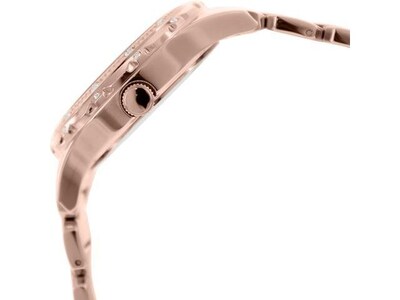 Foto 3 | Foto 3 | Reloj Guess Mujer Chelsea W0442l3 Caja Redonda Ø 38.5mm Acero Inoxidable Cierre Desplegable Movimiento Cuarzo Dial Blanco