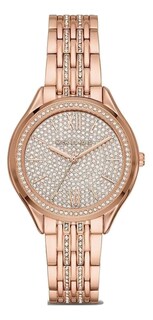 Foto 1 | Foto 1 | Reloj Michael Kors Mujer Mindy Mk7085 Caja Redonda 36mm Diámetro Acero Inoxidable Cierre Desplegable Movimiento Cuarzo