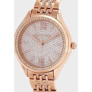 Foto 2 | Foto 2 | Reloj Michael Kors Mujer Mindy Mk7085 Caja Redonda 36mm Diámetro Acero Inoxidable Cierre Desplegable Movimiento Cuarzo