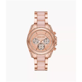 Foto 1 | Foto 1 | Reloj Michael Kors Mujer Blair Mk6763 Caja Redonda 39mm Diámetro Acero Inoxidable Cierre Desplegable Movimiento Cuarzo