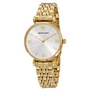 Foto 1 | Foto 1 | Reloj Emporio Armani Mujer Classic Ar1877 Caja Redonda 32mm Diámetro Acero Inoxidable Cierre Desplegable Movimiento Cuarzo