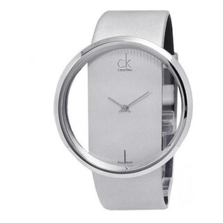 Foto 4 | Foto 4 | Reloj Calvin Klein Mujer Glam K9423193 Caja Redonda 42mm Diámetro Acero Inoxidable Cierre Hebilla Movimiento Cuarzo Dial Gris
