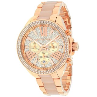 Foto 1 | Foto 1 | Reloj Michael Kors Mujer Wren Mk6452 Caja Redonda 42mm Diámetro Acero Inoxidable Cierre Desplegable Movimiento Cuarzo