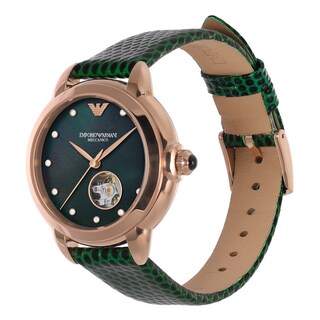 Foto 1 | Foto 1 | Reloj Emporio Armani Mujer Gianni T-bar Ar60073 Caja Redonda 34mm Diámetro Acero Inoxidable Cierre Hebilla Movimiento Automático