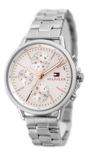 Foto 4 | Foto 4 | Reloj Tommy Hilfiger Mujer Carly 1781787 Caja Redonda 43mm Diámetro Acero Inoxidable Cierre Desplegable Movimiento Cuarzo