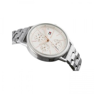 Foto 5 | Foto 5 | Reloj Tommy Hilfiger Mujer Carly 1781787 Caja Redonda 43mm Diámetro Acero Inoxidable Cierre Desplegable Movimiento Cuarzo