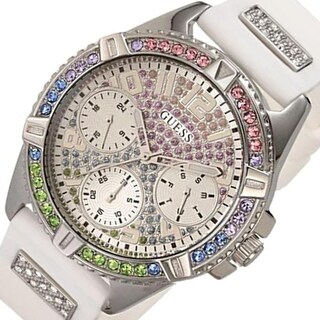 Foto 3 | Foto 3 | Reloj Guess Mujer Lady Frontier Gw0045l1 Caja Redonda 40mm Diámetro Acero Inoxidable Cierre Hebilla Movimiento Cuarzo
