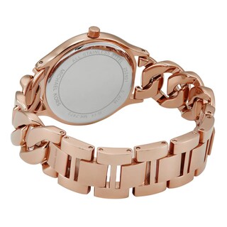 Foto 5 | Foto 5 | Reloj Michael Kors Mujer Runway Mk7473 Caja Redonda 38mm Diámetro Acero Inoxidable Cierre Desplegable Movimiento Cuarzo