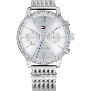 Foto 1 | Foto 1 | Reloj Tommy Hilfiger Mujer Blake 1782301 Caja Redonda 38mm Diámetro Acero Inoxidable Cierre Deslizante Movimiento Cuarzo