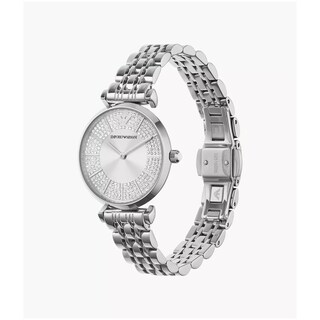 Foto 2 | Foto 2 | Reloj Emporio Armani Mujer Gianni T-bar Ar11445 Caja Redonda 32mm Diámetro Acero Inoxidable Cierre Desplegable Movimiento Cuarzo