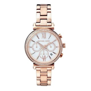 Foto 3 | Foto 3 | Reloj Michael Kors Mujer Sofie Mk6576 Caja Redonda 47mm Diámetro Acero Inoxidable Cierre Desplegable Movimiento Cuarzo