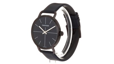 Foto 1 | Foto 1 | Reloj Calvin Klein Mujer Even K7b214vn Caja Redonda 42mm Diámetro Acero Inoxidable Cierre Hebilla Movimiento Cuarzo Dial Azul