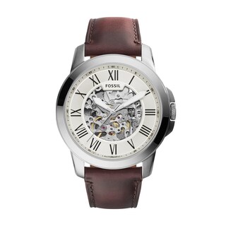 Foto 1 | Foto 1 | Reloj Fossil Mujer Grant Me3099 Caja Redonda 44mm Diámetro Acero Inoxidable Cierre Hebilla Movimiento Cuarzo Dial Blanco Cristal