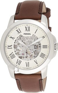 Foto 5 | Foto 5 | Reloj Fossil Mujer Grant Me3099 Caja Redonda 44mm Diámetro Acero Inoxidable Cierre Hebilla Movimiento Cuarzo Dial Blanco Cristal