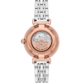 Foto 4 | Foto 4 | Reloj Emporio Armani Mujer Gianni T-bar Ar60049 Caja Redonda 34mm Diámetro Acero Inoxidable Cierre Desplegable