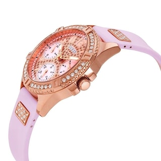 Foto 4 | Foto 4 | Reloj Guess Mujer Lady Frontier W1160l5 Caja Redonda 40mm Diámetro Acero Inoxidable Cierre Hebilla Movimiento Cuarzo Dial Rosado
