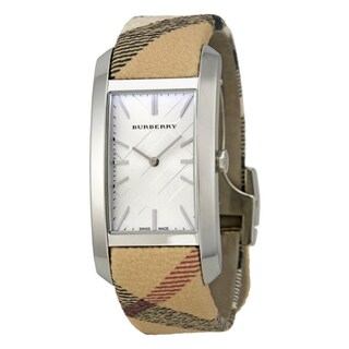 Foto 1 | Foto 1 | Reloj Burberry Mujer Pioneer Bu9406 Caja Rectangular Ø 33x25mm Acero Inoxidable Cierre Hebilla Movimiento Cuarzo Dial Plateado