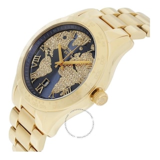 Foto 3 | Foto 3 | Reloj Michael Kors Mujer Layton Mk6243 Caja Redonda 43mm Diámetro Acero Inoxidable Cierre Desplegable Movimiento Cuarzo