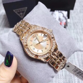 Foto 3 | Foto 3 | Reloj Guess para Mujer W11069l1 Oro Rosa