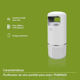 Foto 5 | Foto 5 | Purificador Portátil de Aire Avera Blanco