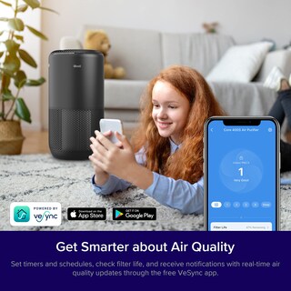 Foto 5 | Foto 5 | Purificador De Aire Levoit Core 400s Para Habitación Grande De 1980 Pies Cuadrados Con Wifi - Venta Internacional.