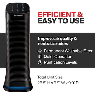 Foto 4 | Foto 4 | Purificador De Aire Honeywell Air Genius 5 Para Habitaciones Grandes Negro - Venta Internacional.