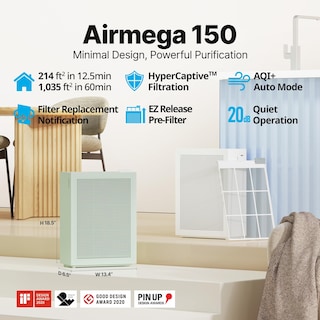 Foto 3 | Foto 3 | Purificador De Aire Coway Coway Airmega 150 Para 96 M² Con 3 Años De Garantía - Venta Internacional.