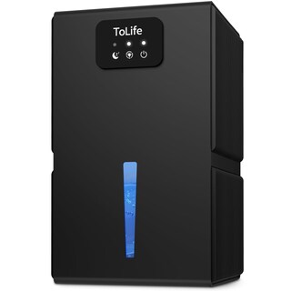 Foto 1 | Foto 1 | Deshumidificador Tolife Para Dormitorio De 2,8 L Con Apagado Automático De 90 M², Color Negro - Venta Internacional.