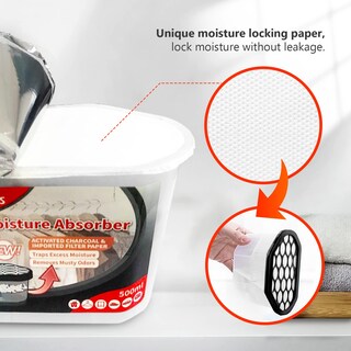Foto 6 | Foto 6 | Deshumidificador Humedad Absorber Vacplus, Paquete De 6 Unidades, 310 Ml, Con Carbono - Venta Internacional.