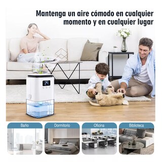 Foto 3 | Foto 3 | Deshumidificador Eléctrico 1300ml Con 7 Led Y Auto-apagado Eo Safe Imports Esi-16526 Blanco