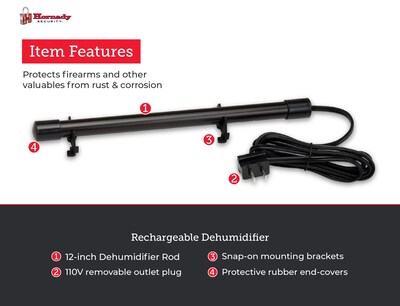 Foto 3 | Foto 3 | Barra Deshumidificadora Electrónica Segura Hornady 95903 Negra - Venta Internacional.