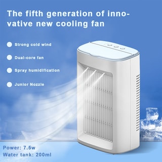 Foto 2 | Foto 2 | Venta Internacional-Ventilador Portátil de Escritorio Httn Blanco